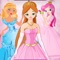 Princess dress up puzzle for girls only - Free Edition