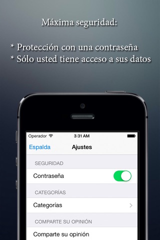 Safebook pro - save my personal data: logins, passwords, passports, etc or the best app for saving login password and all private data. screenshot 2