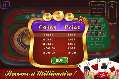 AAA Casino World Roulette - Best Craps Games Free screenshot 4