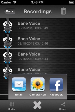 Bane Voice Changer Face Filter screenshot 2