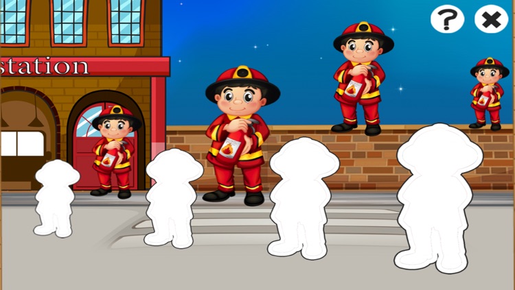 A Firefighter Learning Game for Children: Puzzles, games and riddles with firemen screenshot-3