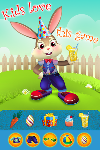 Cute Bouncy Bunny Rabbit - Dressing up Game for Kids - Free Version screenshot 3
