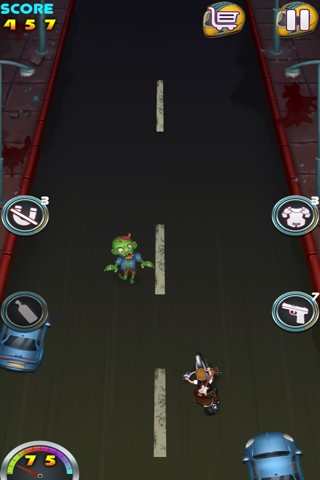 A Zombie Moto World War - Free Car Racing Game screenshot 2