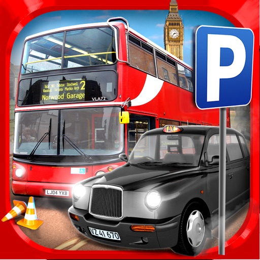 3D London City Car Parking Simulator icon
