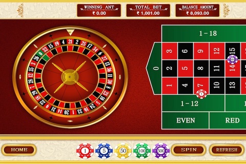 Mega Roulette Casino HD 2014 screenshot 3