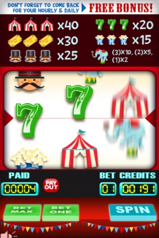 A Big Top Slots Game screenshot 2