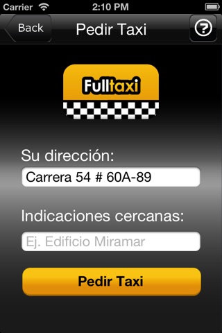 FullTaxi, taxi seguro y rapido screenshot 3