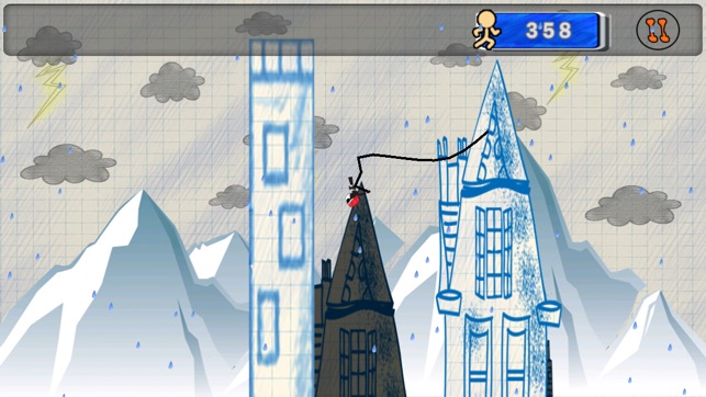 Stick-man Swing Adventure: Tight Rope And Fly(圖4)-速報App