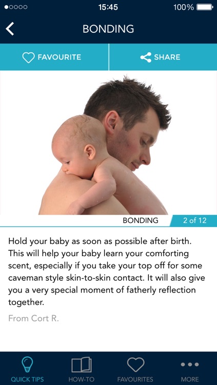 Quick Tips For New Dads: survival guide for expectant fathers on pregnancy, labour, childbirth and newborn baby care screenshot-3