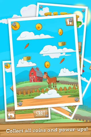 Farm Day Jump FREE - Featuring Cow, Pig, Chicken and Friends! screenshot 2