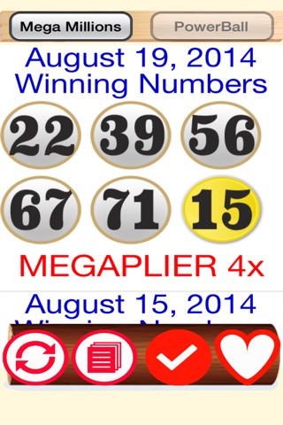 Mega Millions PowerBall For Elderly Large Fonts screenshot 2