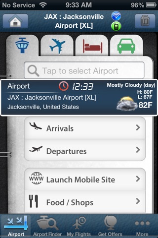 Jacksonville Airport + Flight Tracker screenshot 3