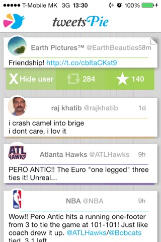 TweetsPie screenshot 2