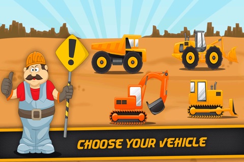 Mining Dump Truck, Bulldozer, Loader & Excavator Heavy Machine Racing Challenge Madness - by Top Free Fun Games screenshot 2