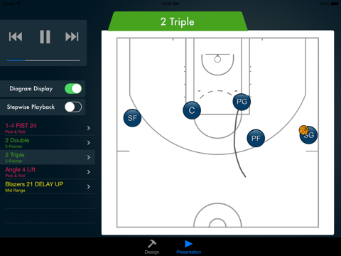 UltiBoard Free - Build Your Ideas of Basketball screenshot 2
