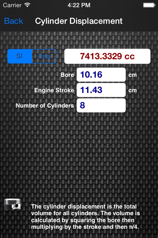 EngineCalc screenshot 3