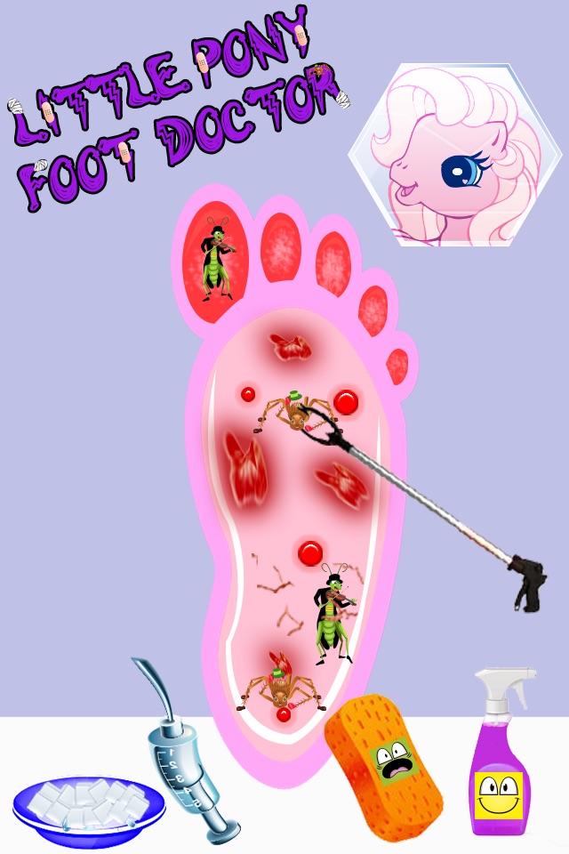 Little Crazy Pet Pony Foot doctor(dr) - baby games screenshot 3