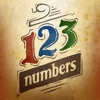 Icon Numbers Game - doodle logic quiz. Addictive number match puzzle