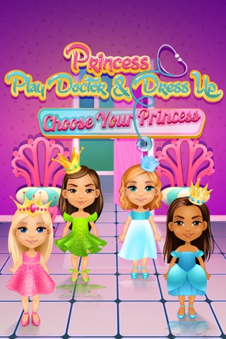 Princess Play Doctor & Dress Up screenshot 2