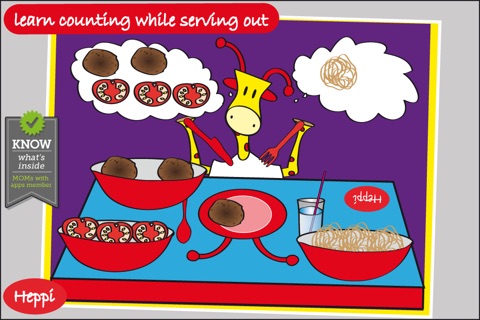 Bo's Dinnertime Story - FREE Bo the Giraffe App for Toddlers and Preschoolers! screenshot 3