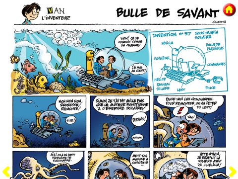 Les Débrouillards: Flash Futur, c’est un départ! Magazine interactif drôlement scientifique sur les véhicules de l'avenir. Infos amusantes, photos, vidéos, BD pour jeunes de 9 ans, 10 ans, 11 ans, 12 ans, 13 ans et 14 ans screenshot 3