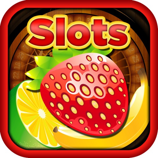 Awesome Lucky Fruit Cash Casino Slot Machine Simulation - Spin the Prize Wheel Play Black Jack & Roulette Free icon