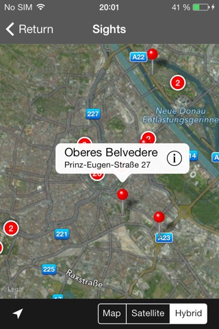 Vienna Location Service screenshot 2