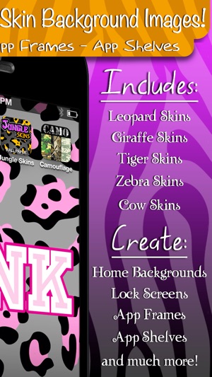 Jungle Skins! - Animal Print Wallpaper and Background Builde(圖3)-速報App