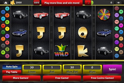 A Action Racing Vegas Slots screenshot 3