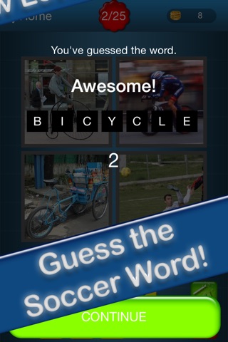 Are You a Soccer Word Trivia Head ? 1 - 4 Sports Pics Quiz for boys and girls HD screenshot 2