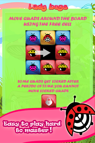 A Ladybug Match 4 Puzzle Connect Game - Very Addictive And Fun App for KIDS FREE screenshot 3