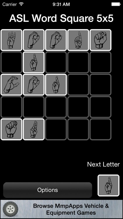 ASL Word Square Collection