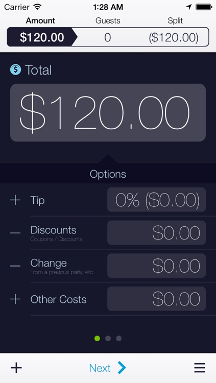 SpliTron2 - Bill Splitter and Tip Calculator