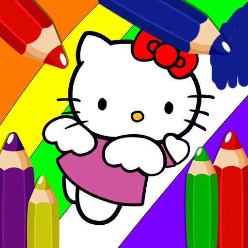Kitty Coloring Book - NO ADS! icon