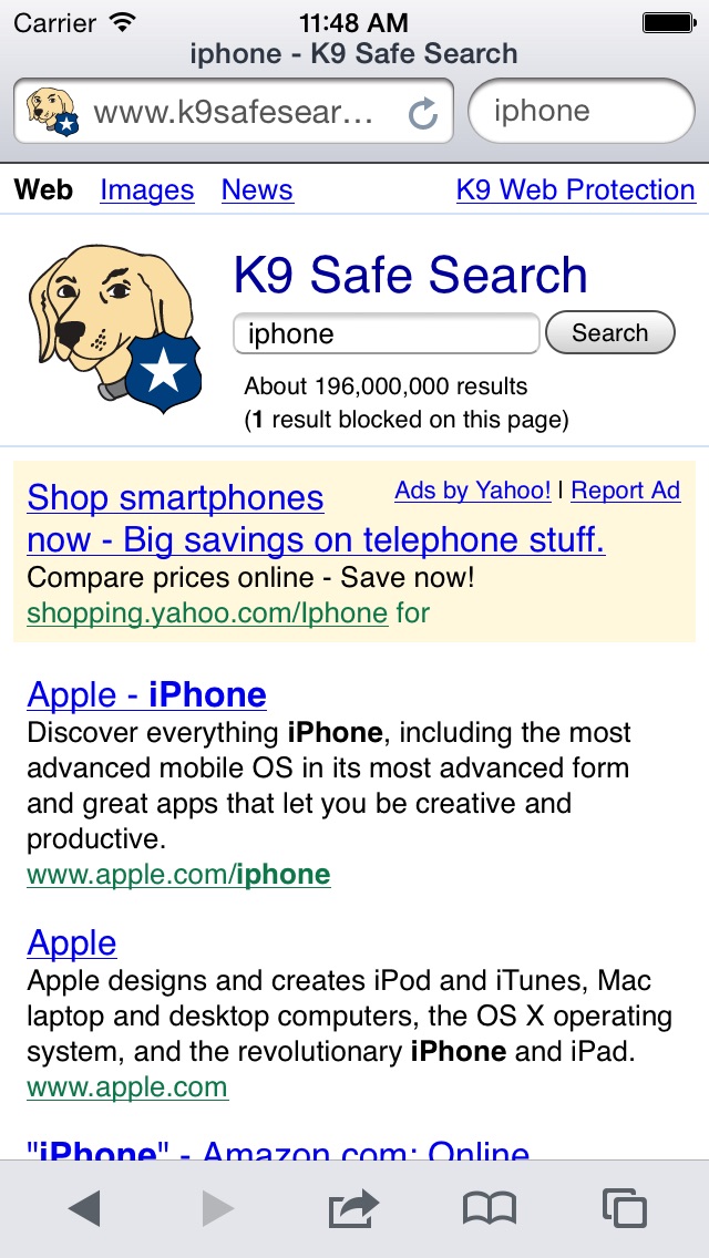 k9 web protection iphone