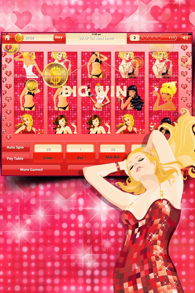 Lovers Strip Tease - Fun Adult Slot Game screenshot 3
