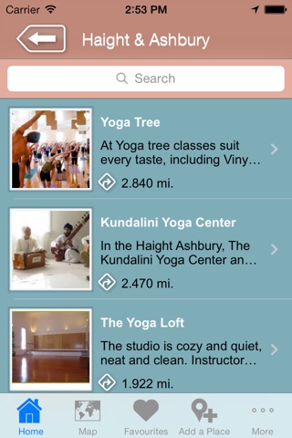 yoga for travelers screenshot 2