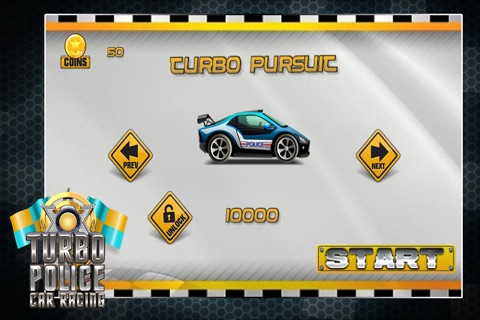 Turbo Police Racing Car : Full Throttle - by Top Free Fun Games screenshot 3
