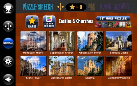 Castles and Churches Living Jigsaw Puzzles and Puzzle Stretch screenshot 2