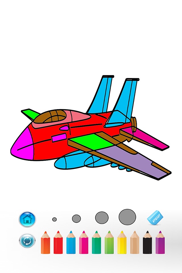 Airplane Coloring Book screenshot 4