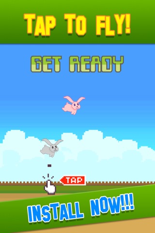 Flappy Wabbit screenshot 2