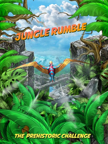 Jungle Rumble – The Prehistoric 3D Fun Arcade Challenge Game with Angry Dinosaurs, Birds and Coinsのおすすめ画像1