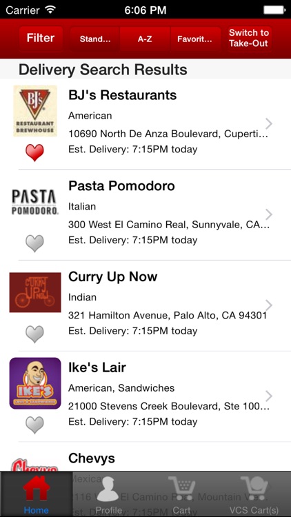 Waiter.com Food Delivery and Takeout