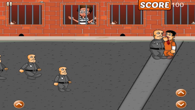 Prisoner Food Fight - Jail Hero Orange Defender screenshot-4