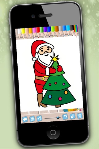 Santa Claus coloring pages for xmas - Drawings to colour - Premium screenshot 4