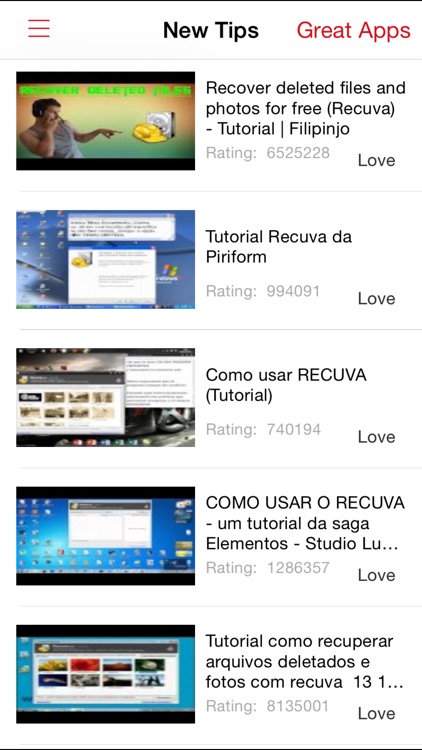 Tips And Tricks Videos For Recuva