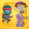 Awesome ninjas against zombies PRO - shooting game