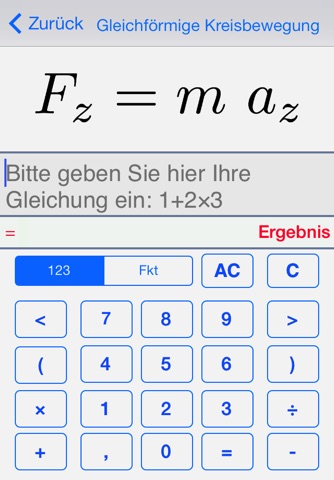 FSPhysik - Formelsammlung screenshot 3