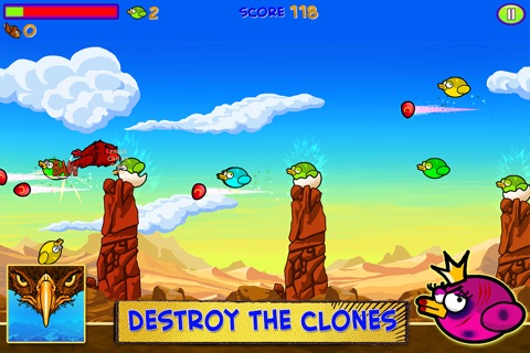Clash of Clones - kill birds like a ninja screenshot 3