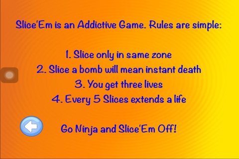 Ninja Slice'Em Off HD Game Free screenshot 3